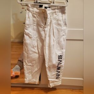 Balmain White Jogger Pants